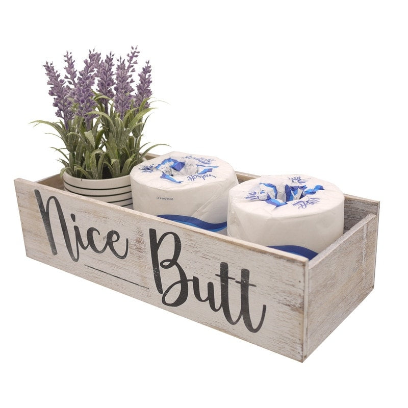 Nice Butt Bathroom Decor Box for Bathroom, Kitchen - 8'6 x 13'