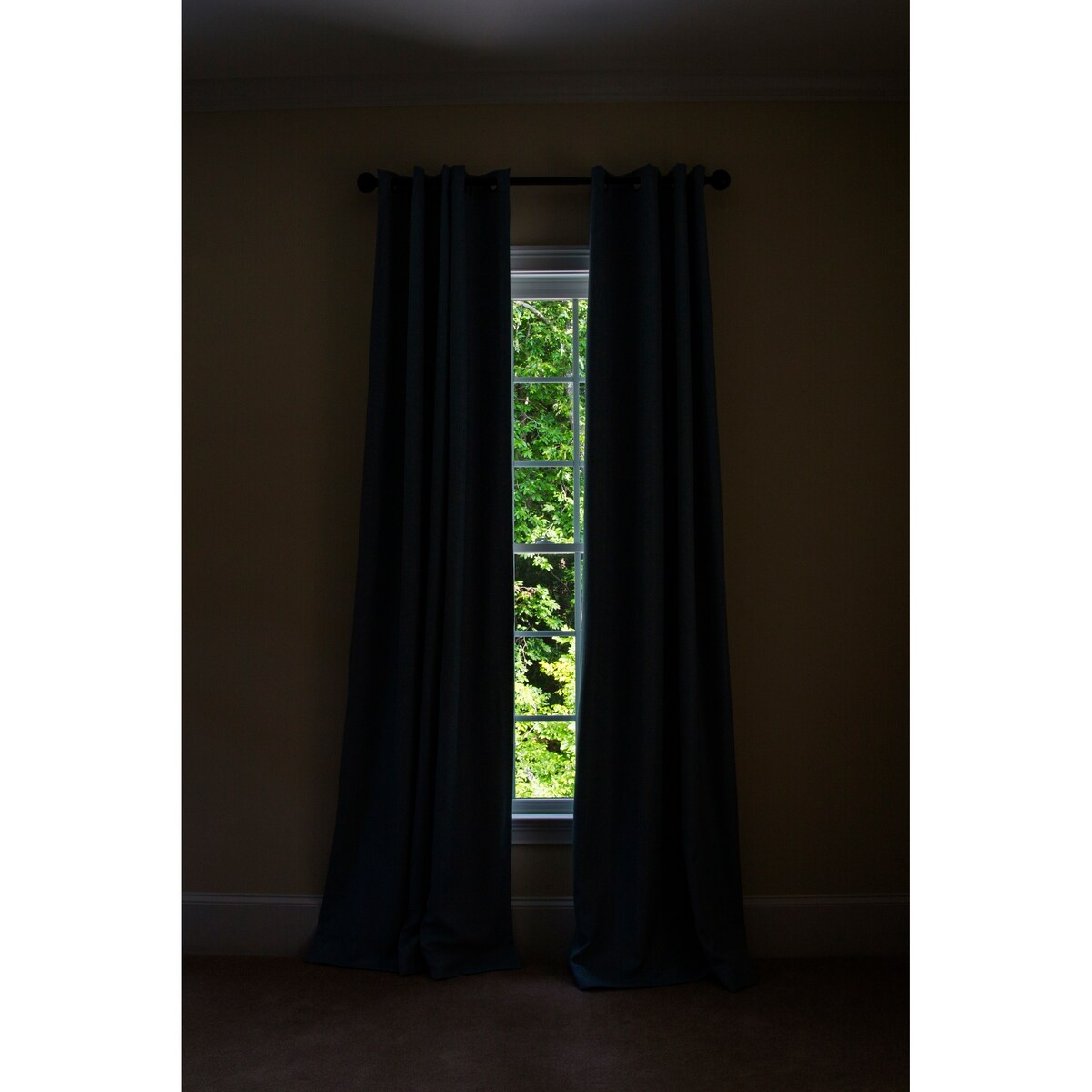 Elle 100% Blackout Grommet Curtains, 2 Panels