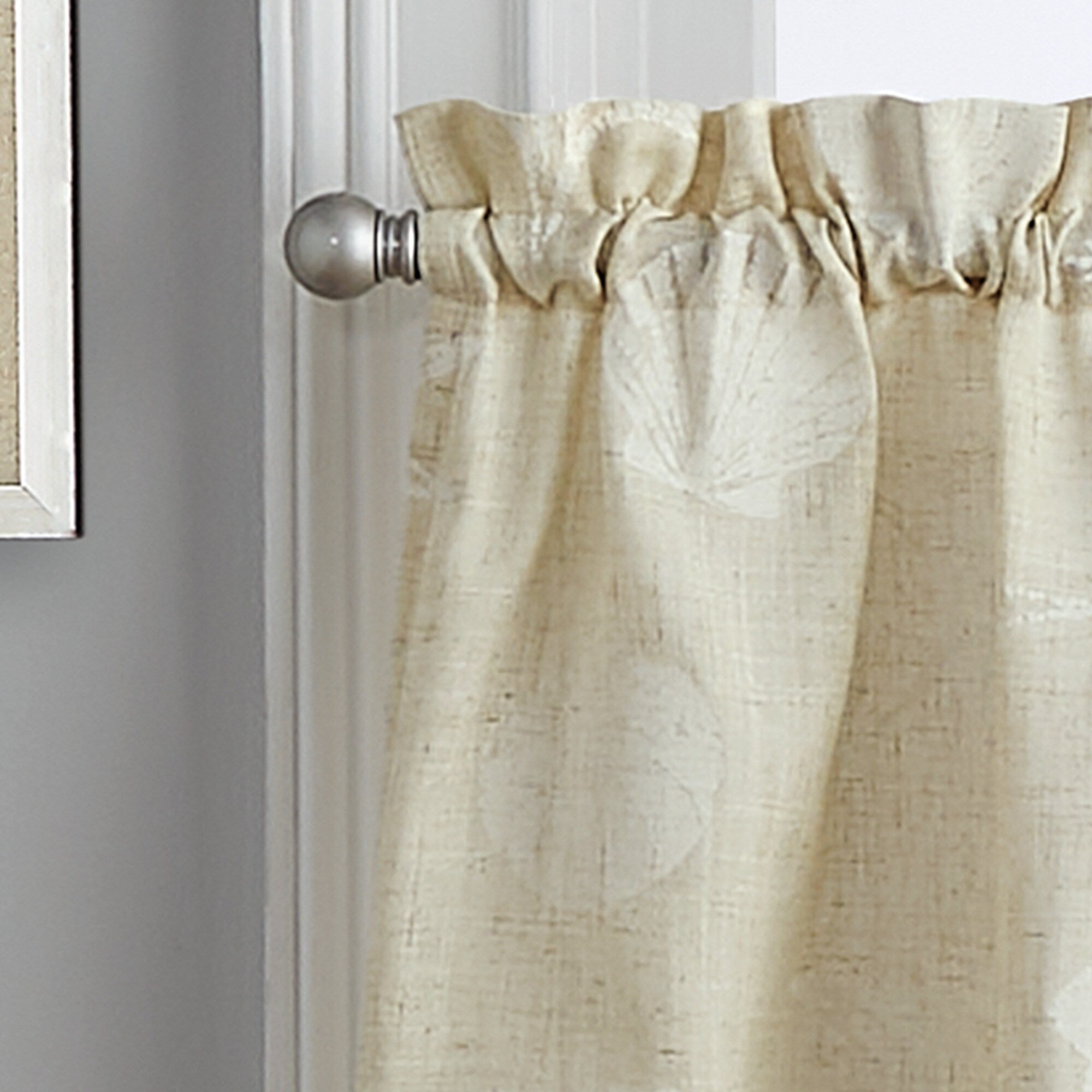 Coastal Seashells Valance, Swag and Tier Pair Curtain Collection