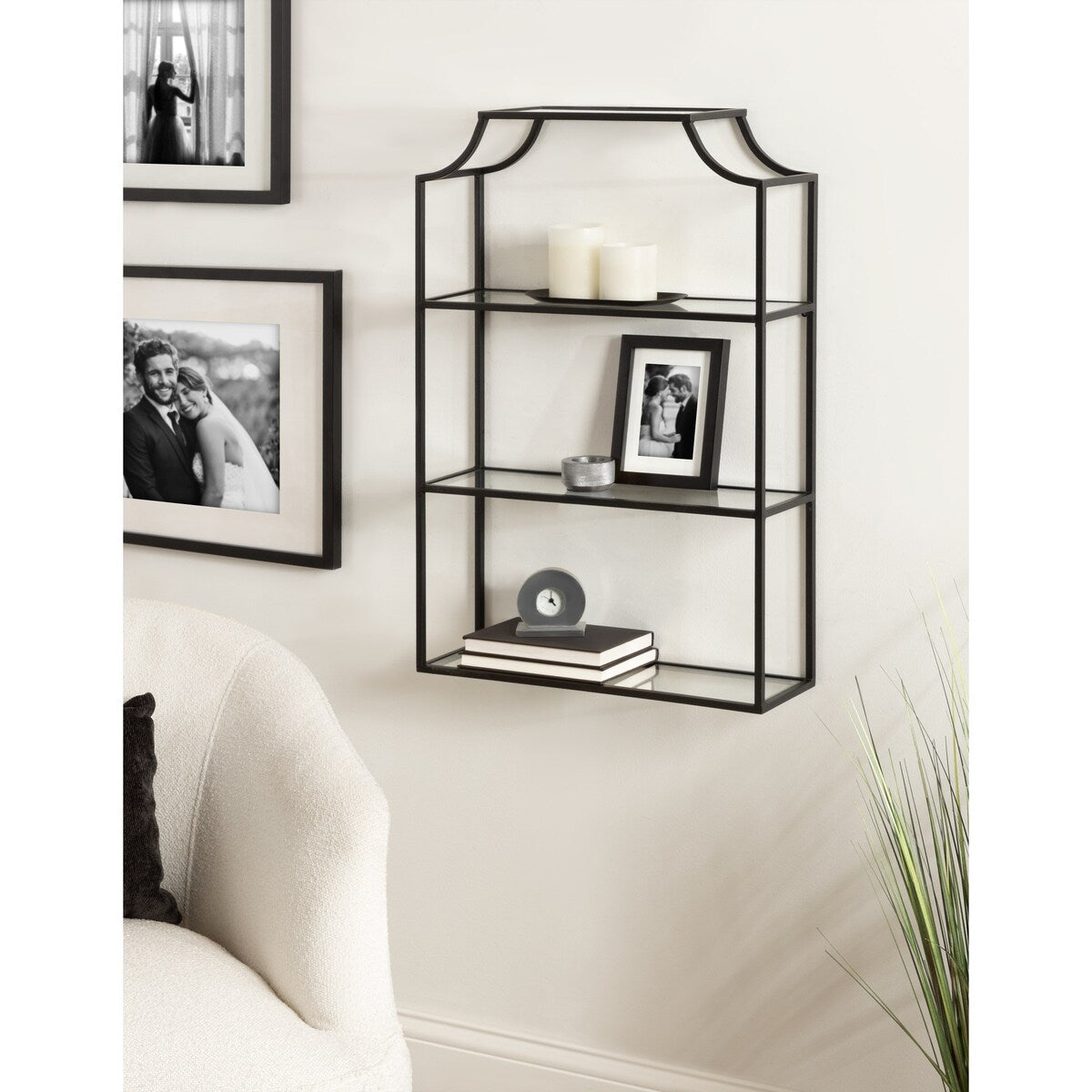 Kate and Laurel Ciel 4-tier Wall Shelf