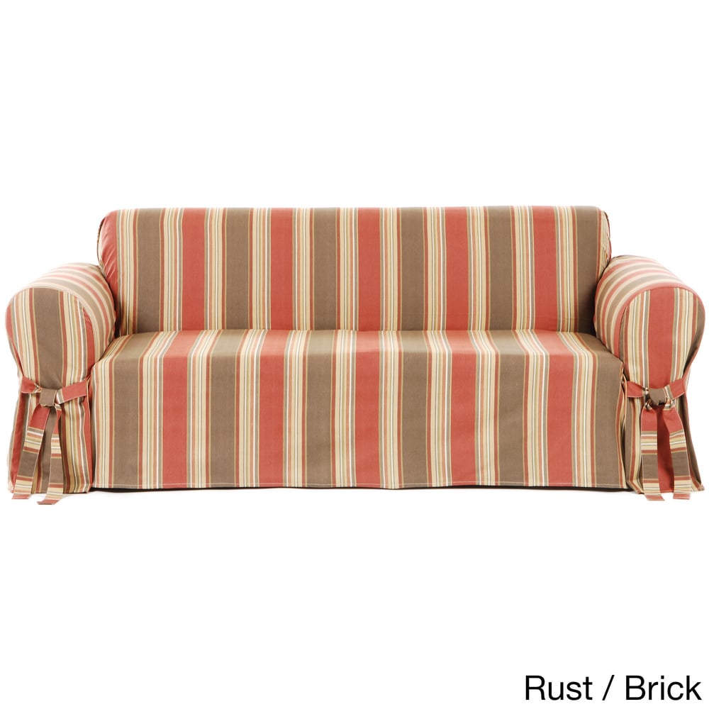 Classic Slipcovers Classic Stripe Sofa Slipcover