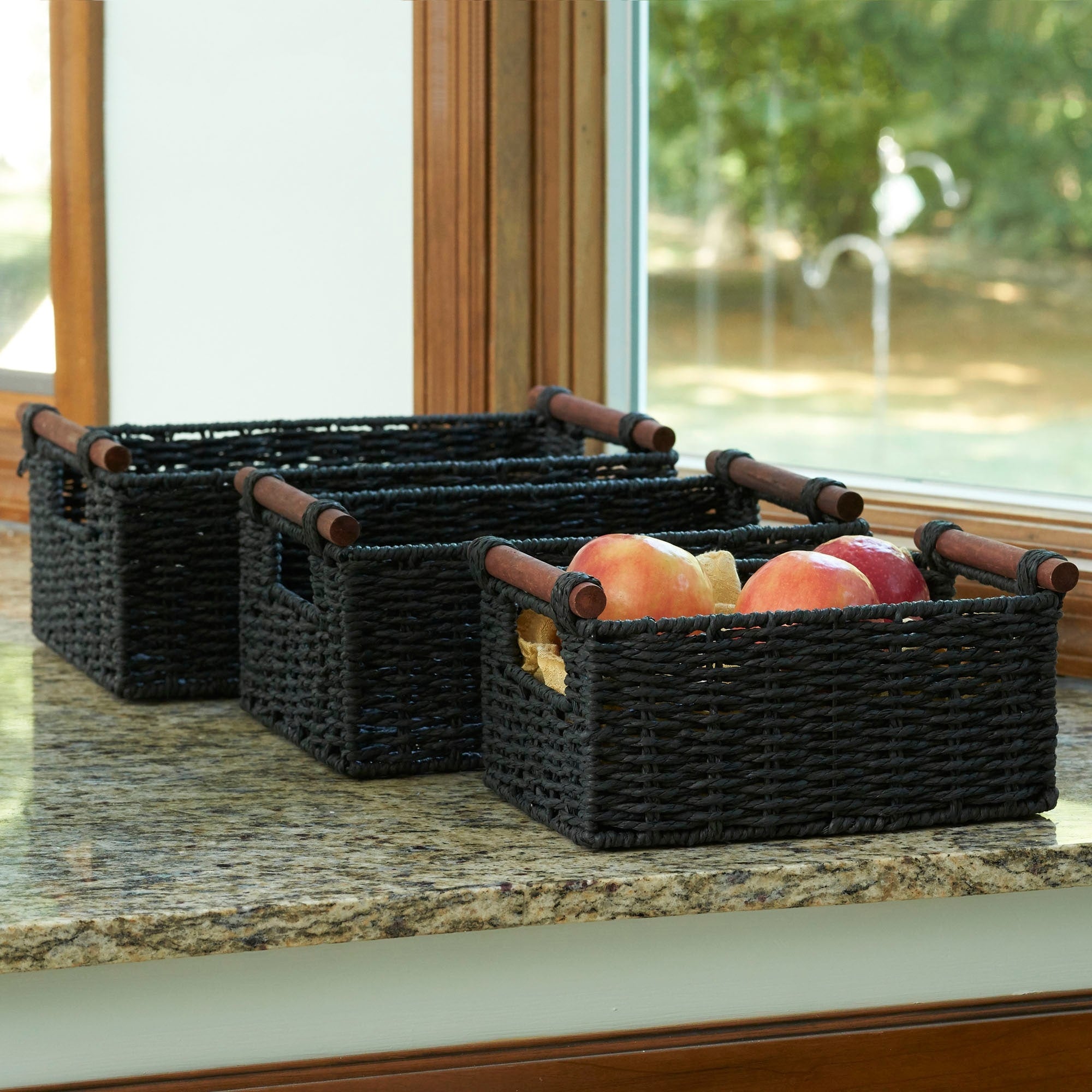 Household Essentials Decorative Woven Baskets