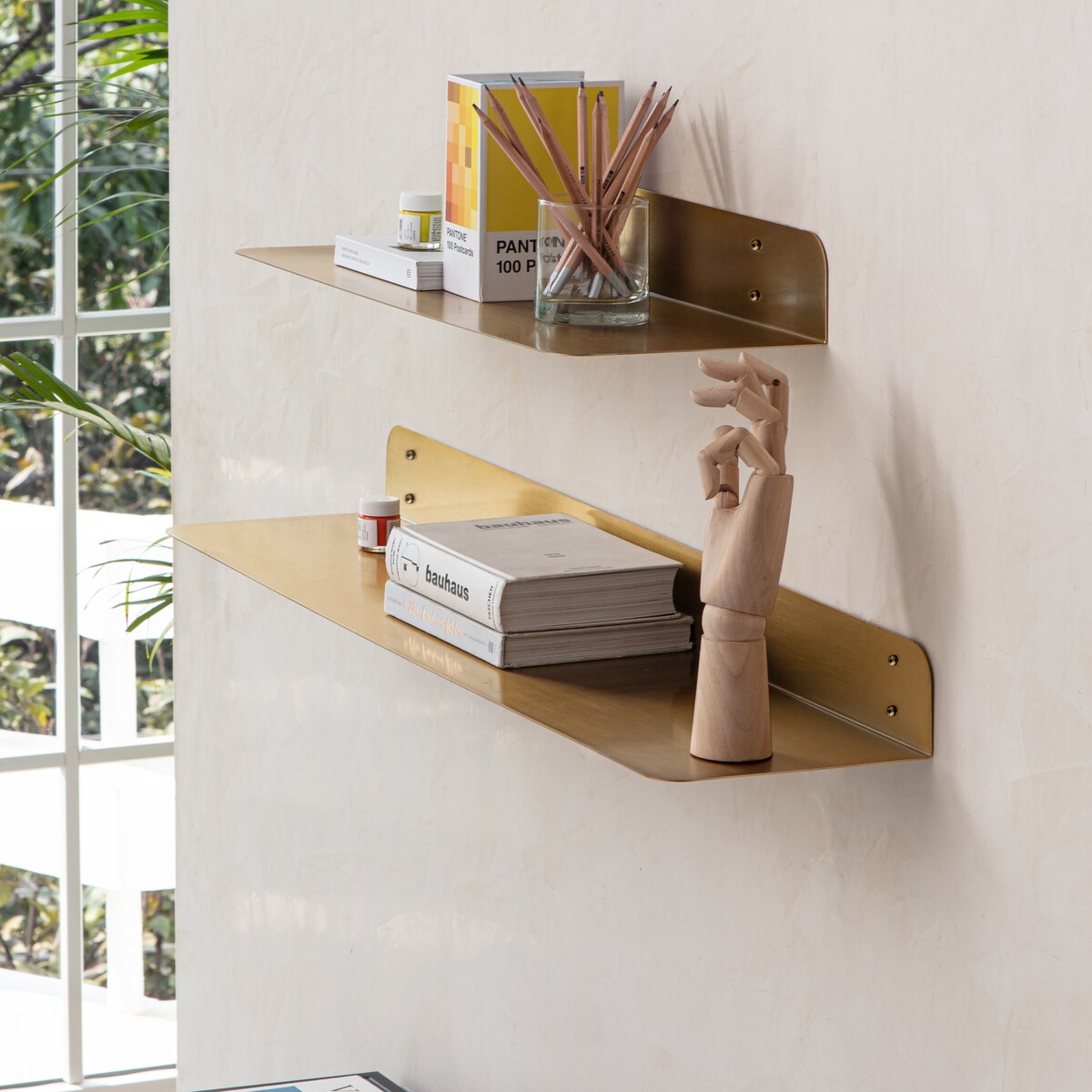 Saffron Fabs Metal Wall Shelves