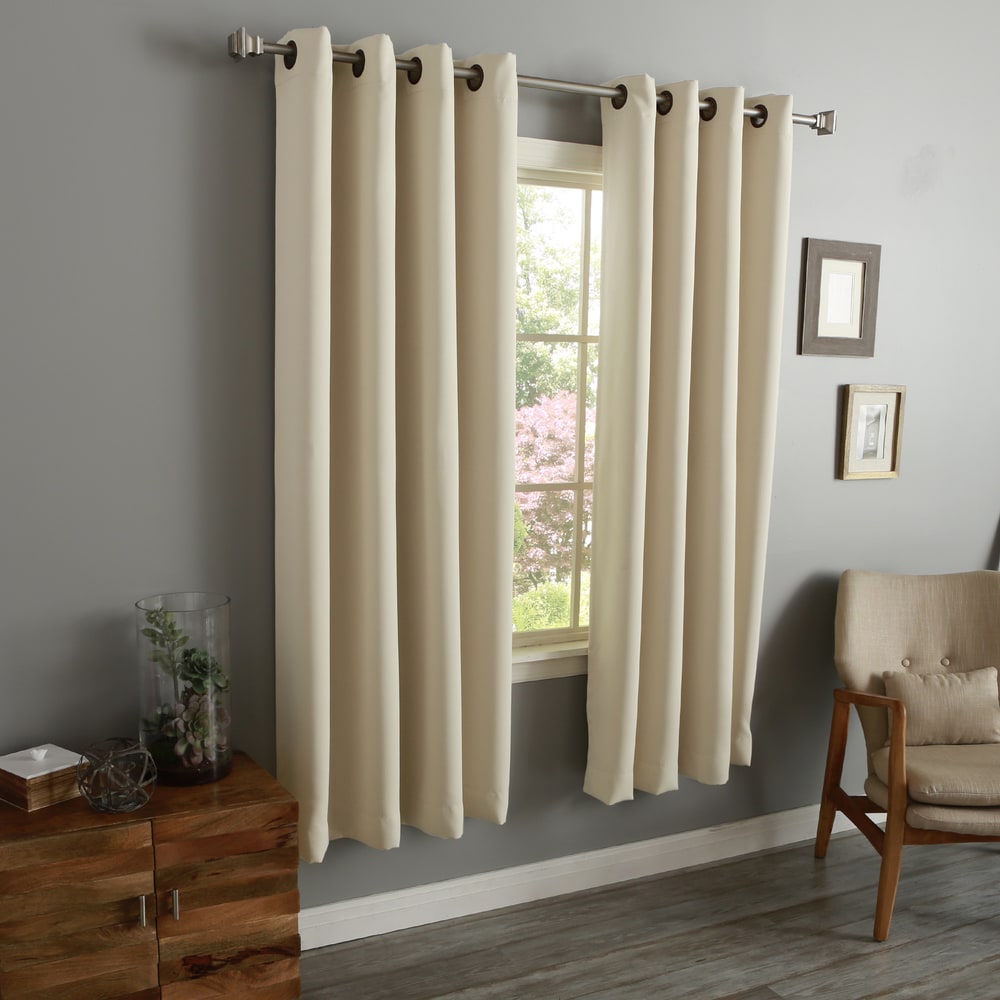 Aurora Home Insulated 72-inch Thermal Blackout Curtain Panel Pair - 52 x 72