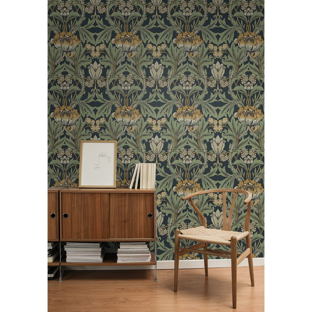 NextWall Primrose Floral Peel and Stick Wallpaper