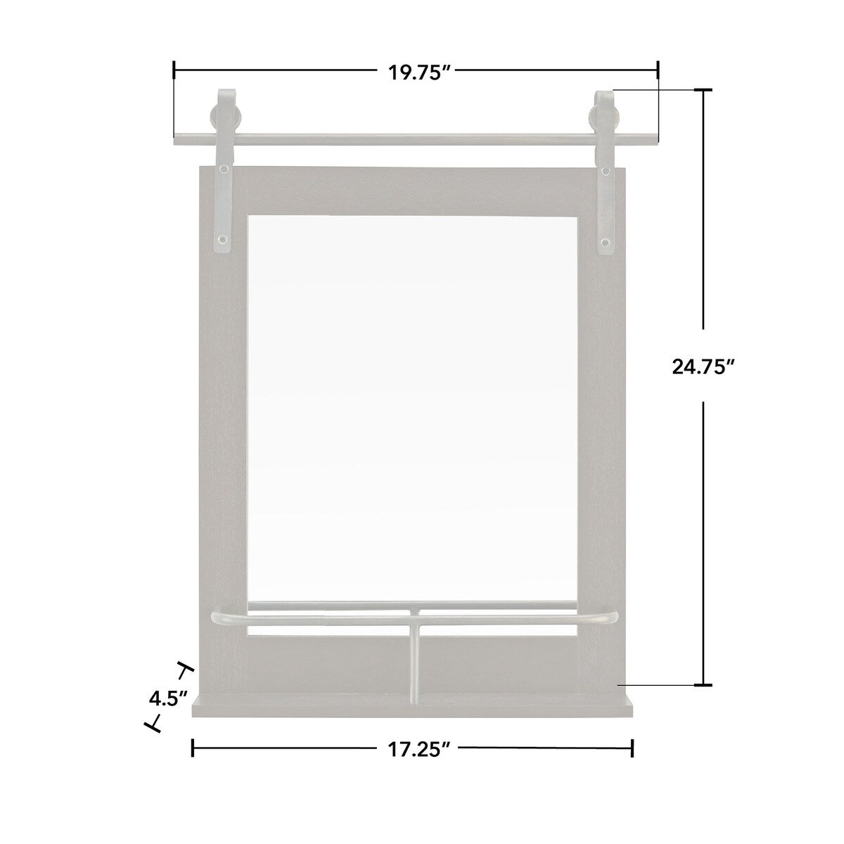 FirsTime & Co. Ingram Farmhouse Barn Door Mirror