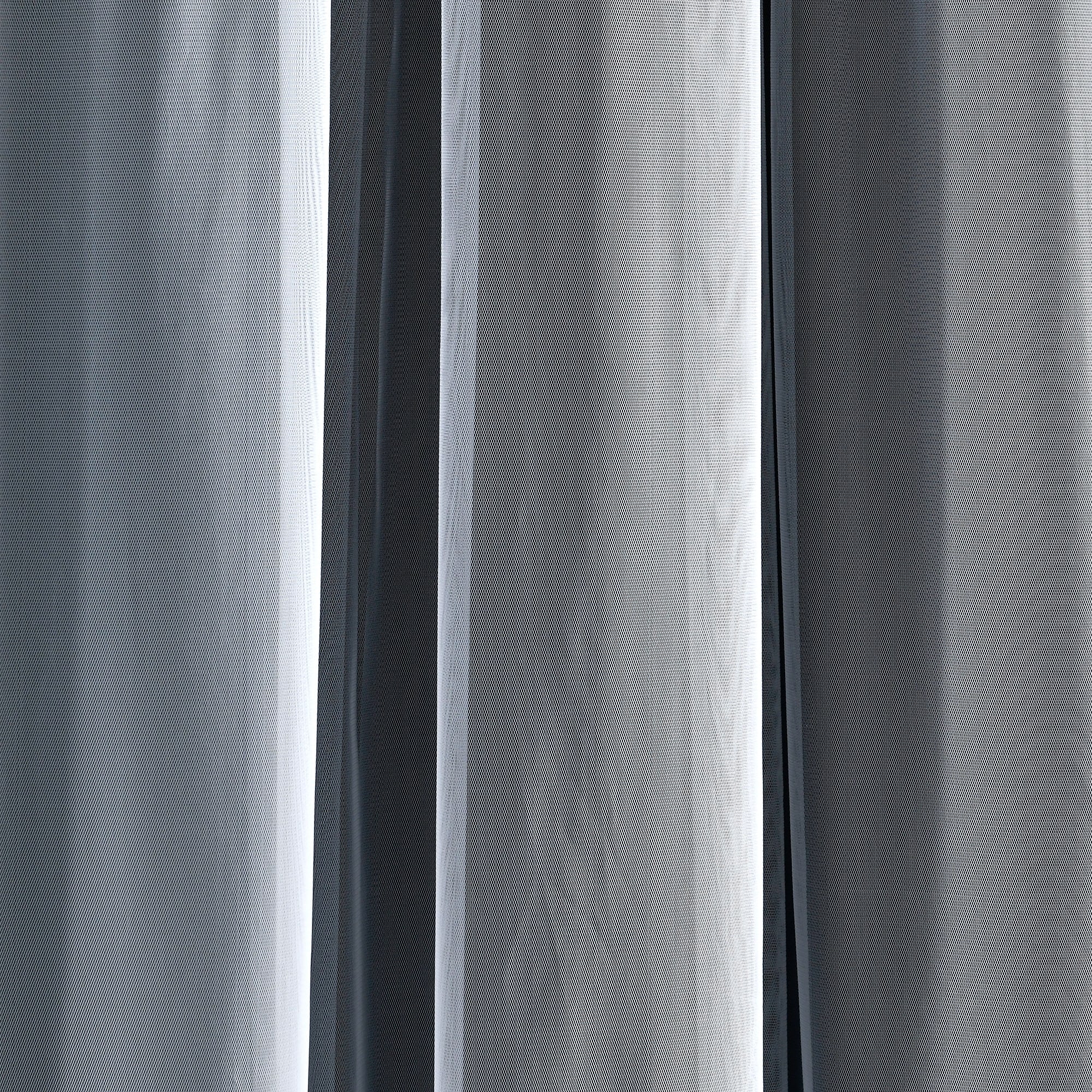 Lush Decor Grommet Sheer Panel Pair with Insulated Blackout Lining