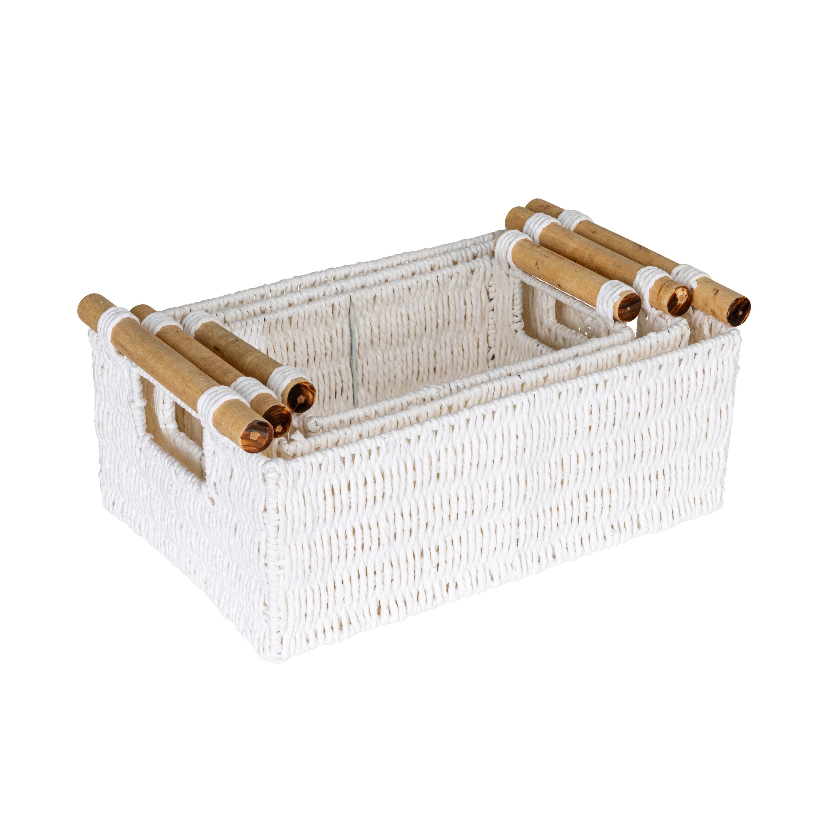 Household Essentials Decorative Woven Baskets