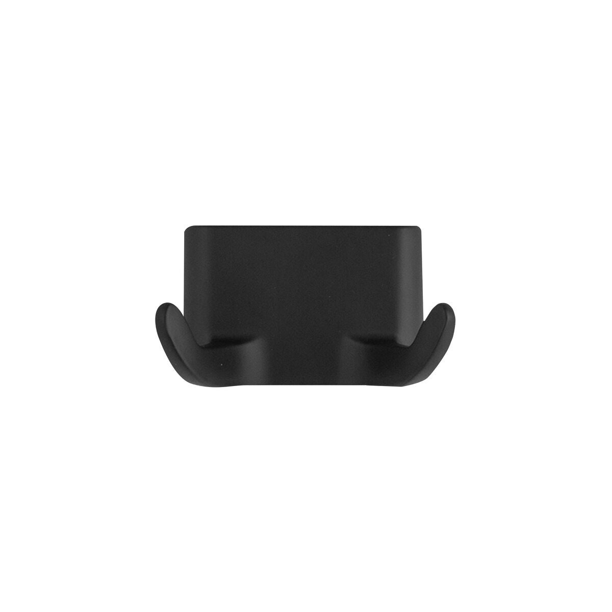 Design House 544593 Millbridge Double Robe Hook Heavy Duty Wall Mount Bathroom Hardware Matte Black