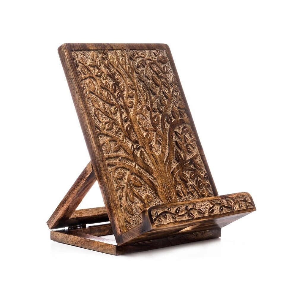 Handmade Aranyani Tablet and Book Stand (India) - 7.5 L, 10.25 H