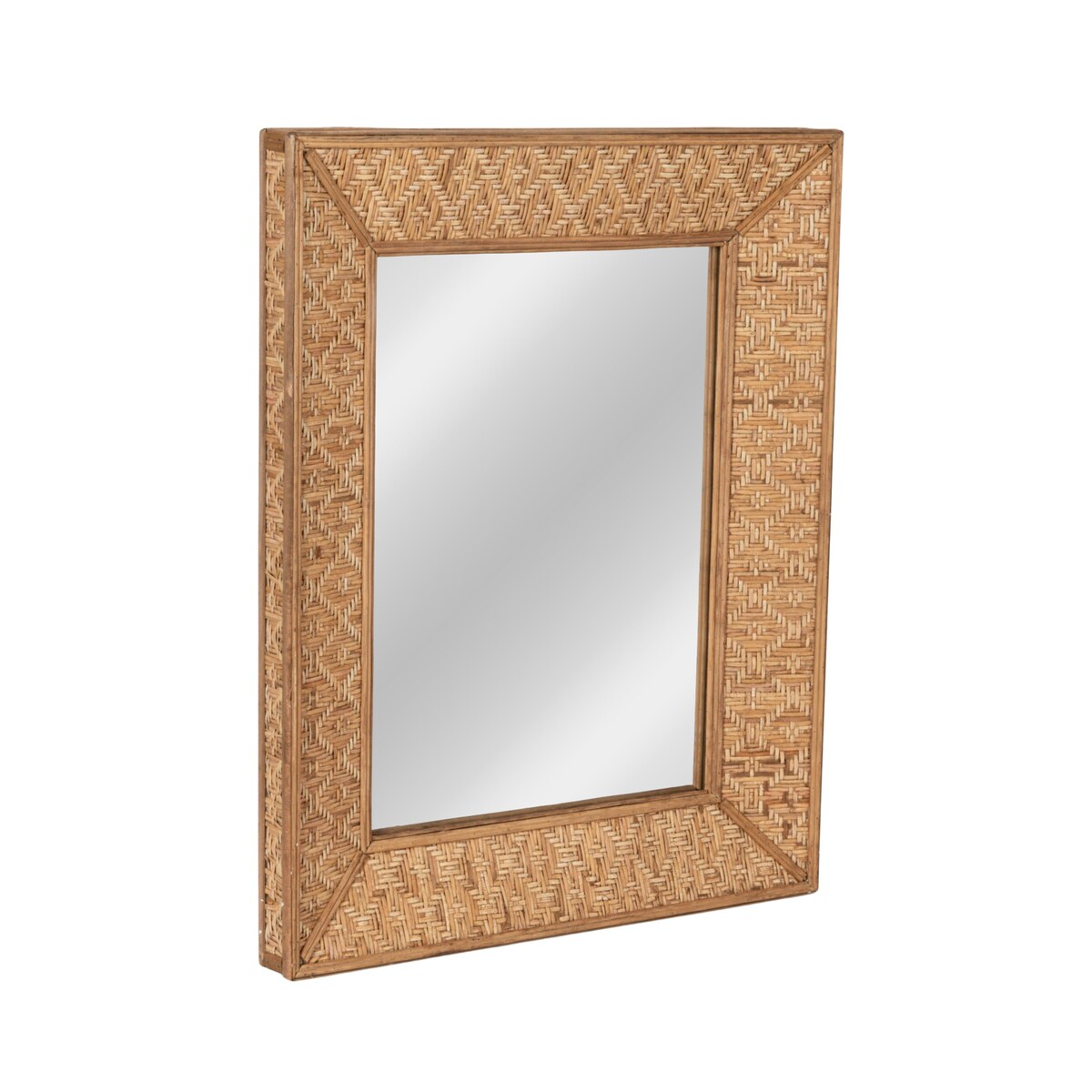 Rattan Framed Wall Mirror