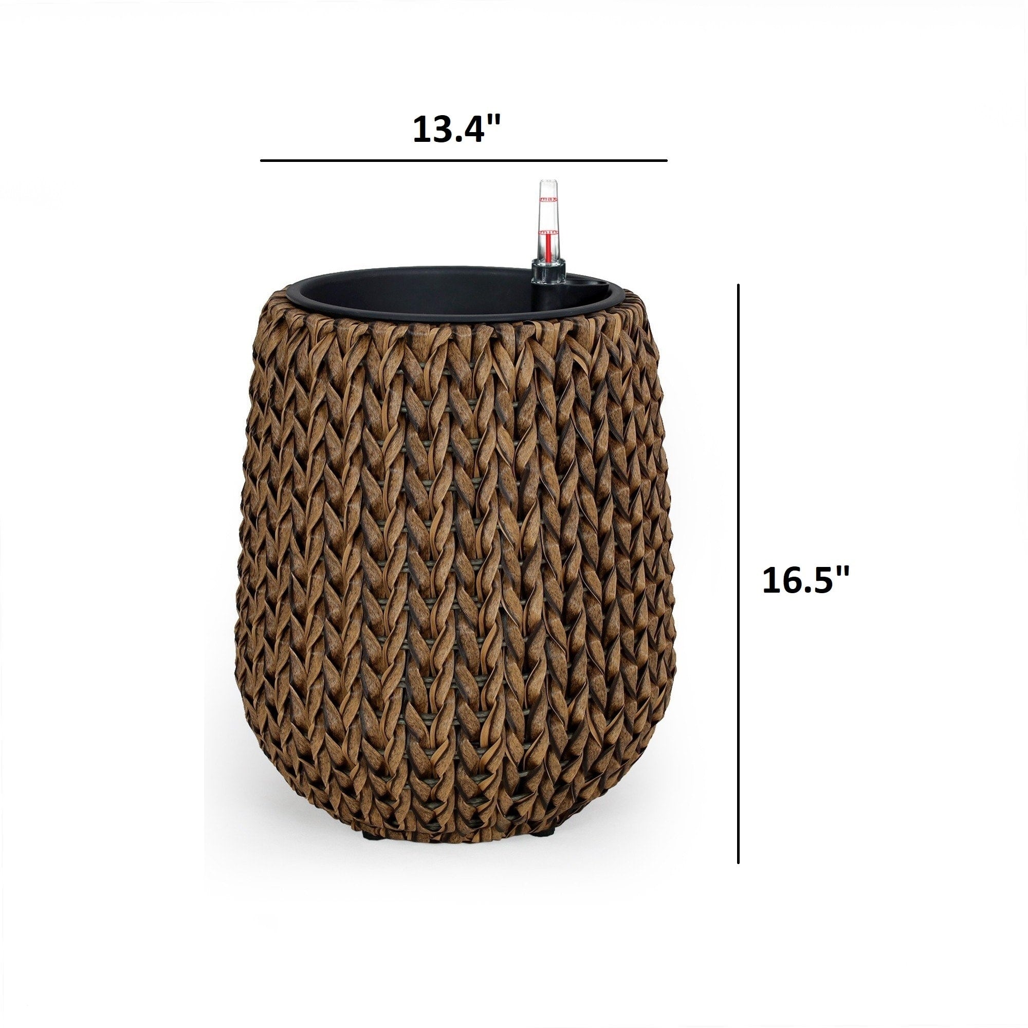 DTY Signature Self-watering Wicker Planter - Garden Decoration Pot