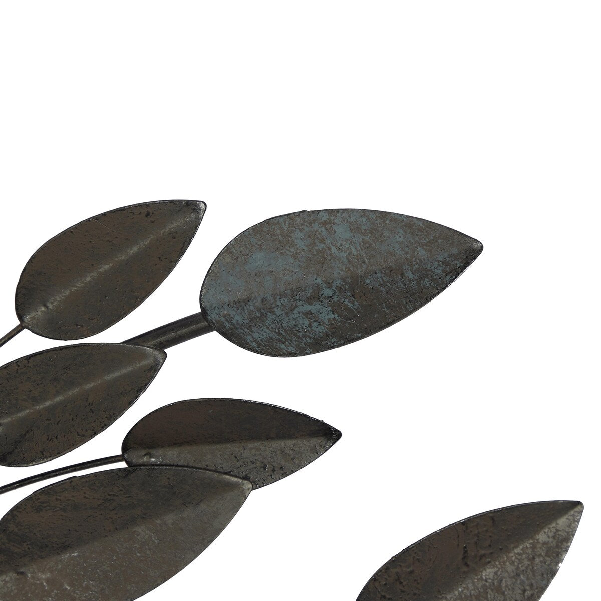 Metal Leaf Home Wall Decor - Brown - Roche River Decor