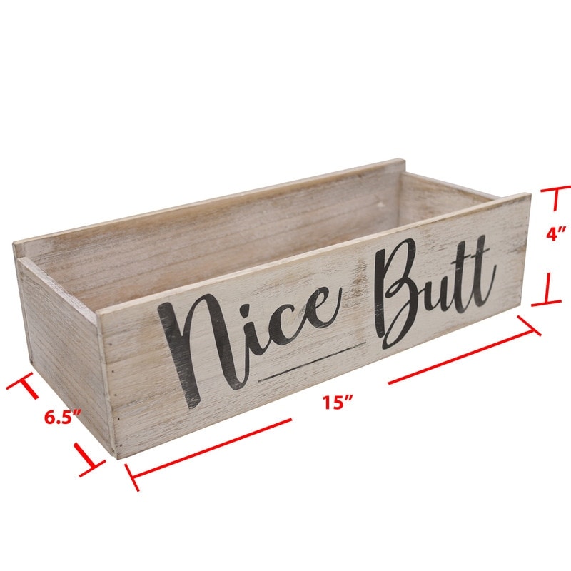 Nice Butt Bathroom Decor Box for Bathroom, Kitchen - 8'6 x 13'