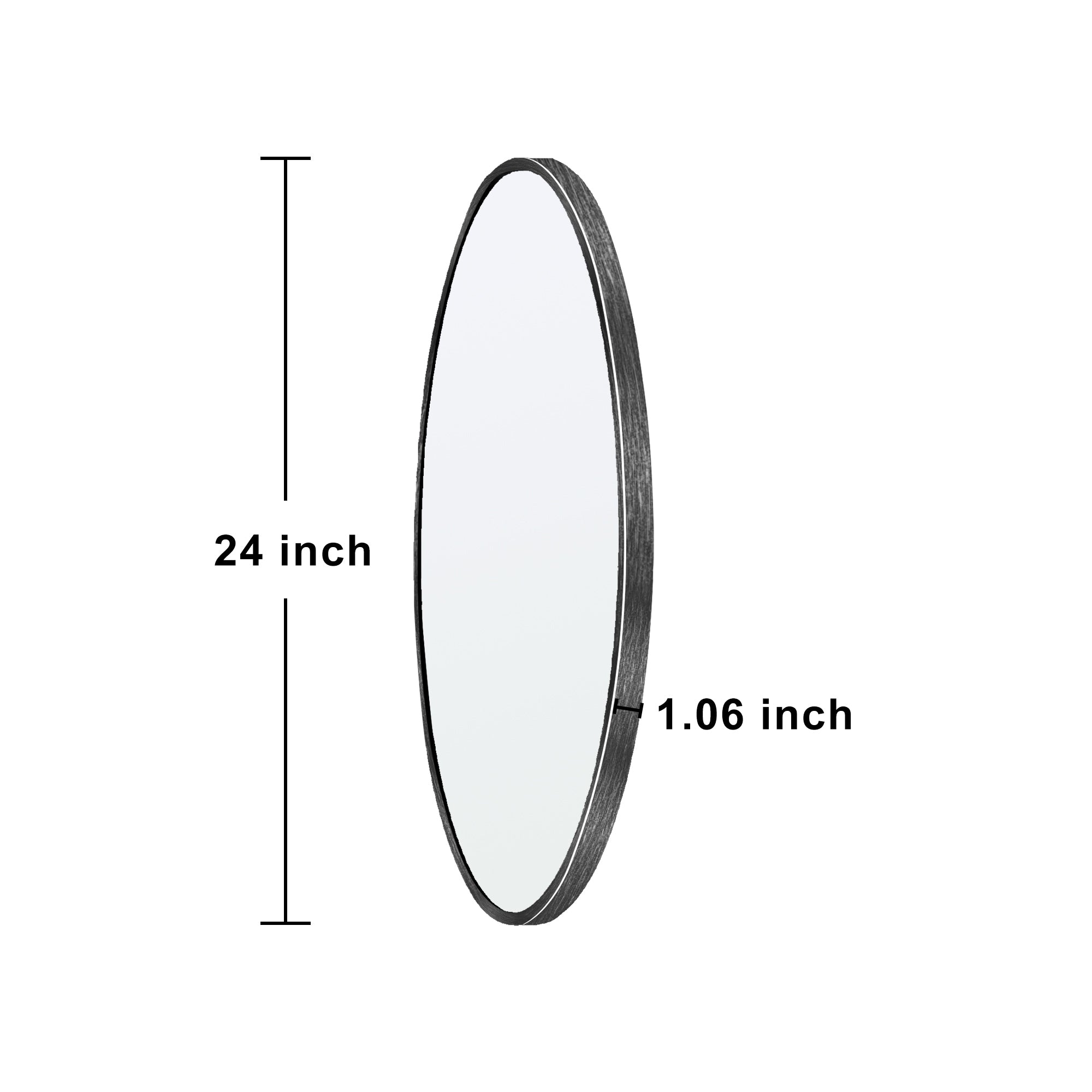 Modern Bathroom Wall Mounted Round Vanity Mirror