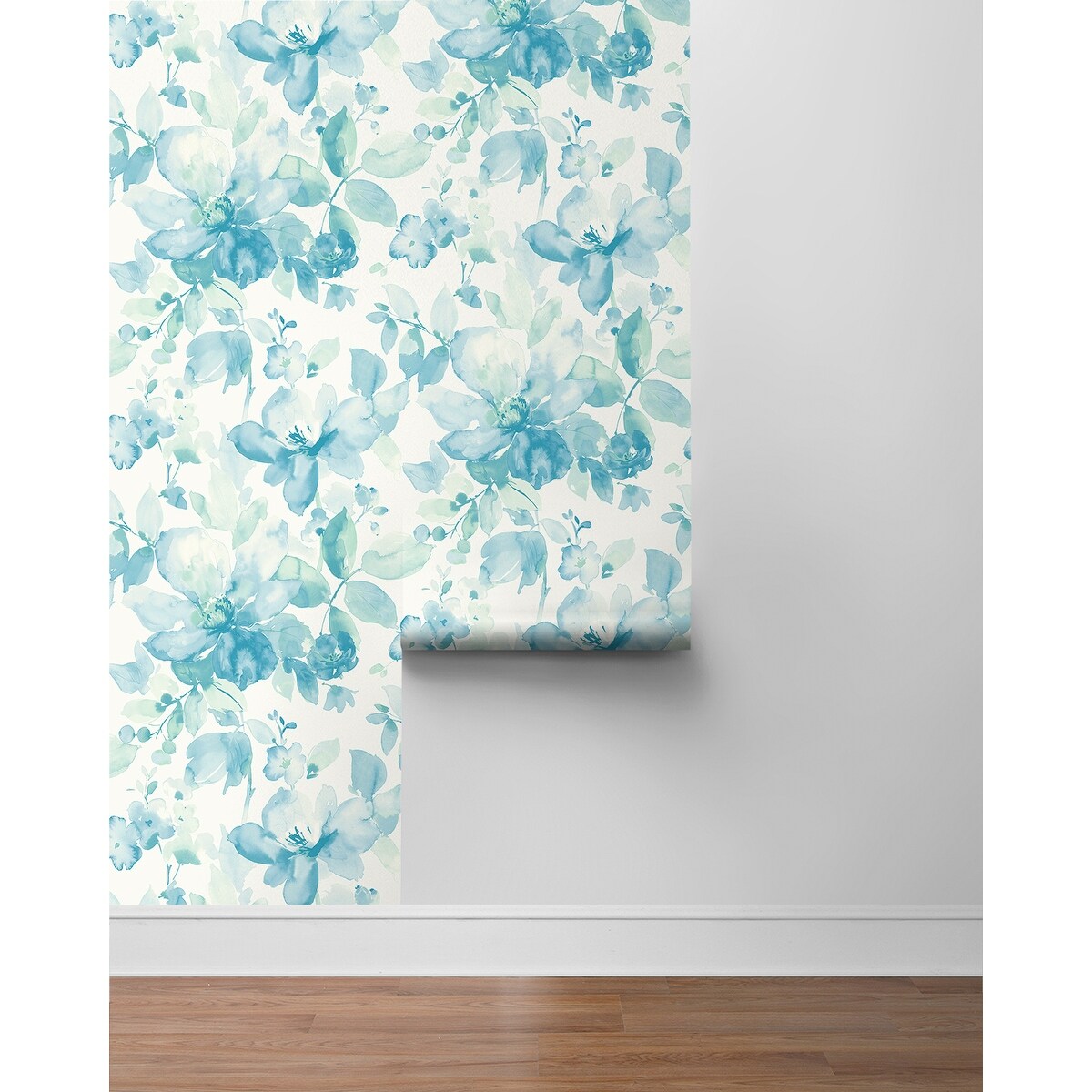 NextWall Watercolor Flower Peel and Stick Wallpaper