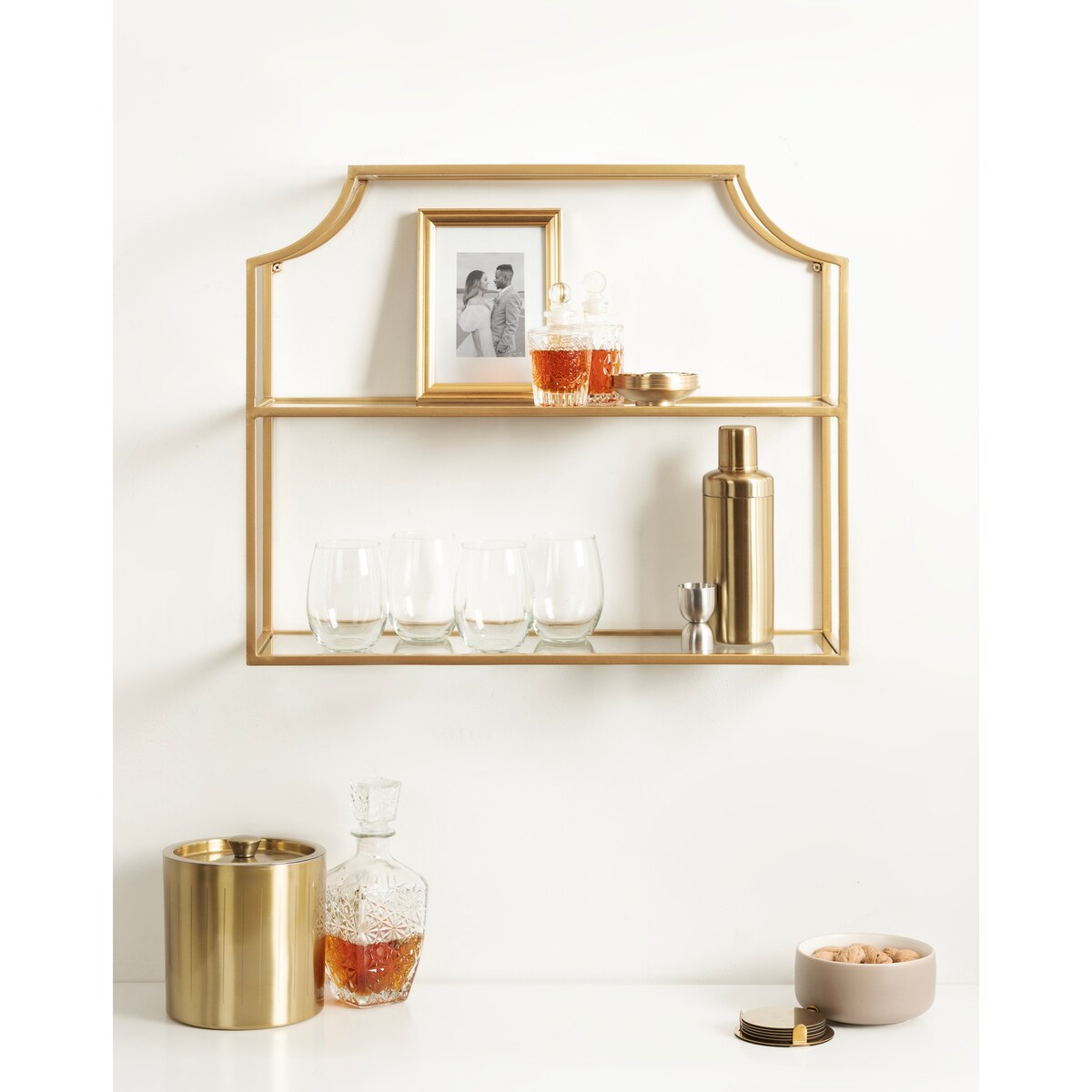 Kate and Laurel Ciel 4-tier Wall Shelf