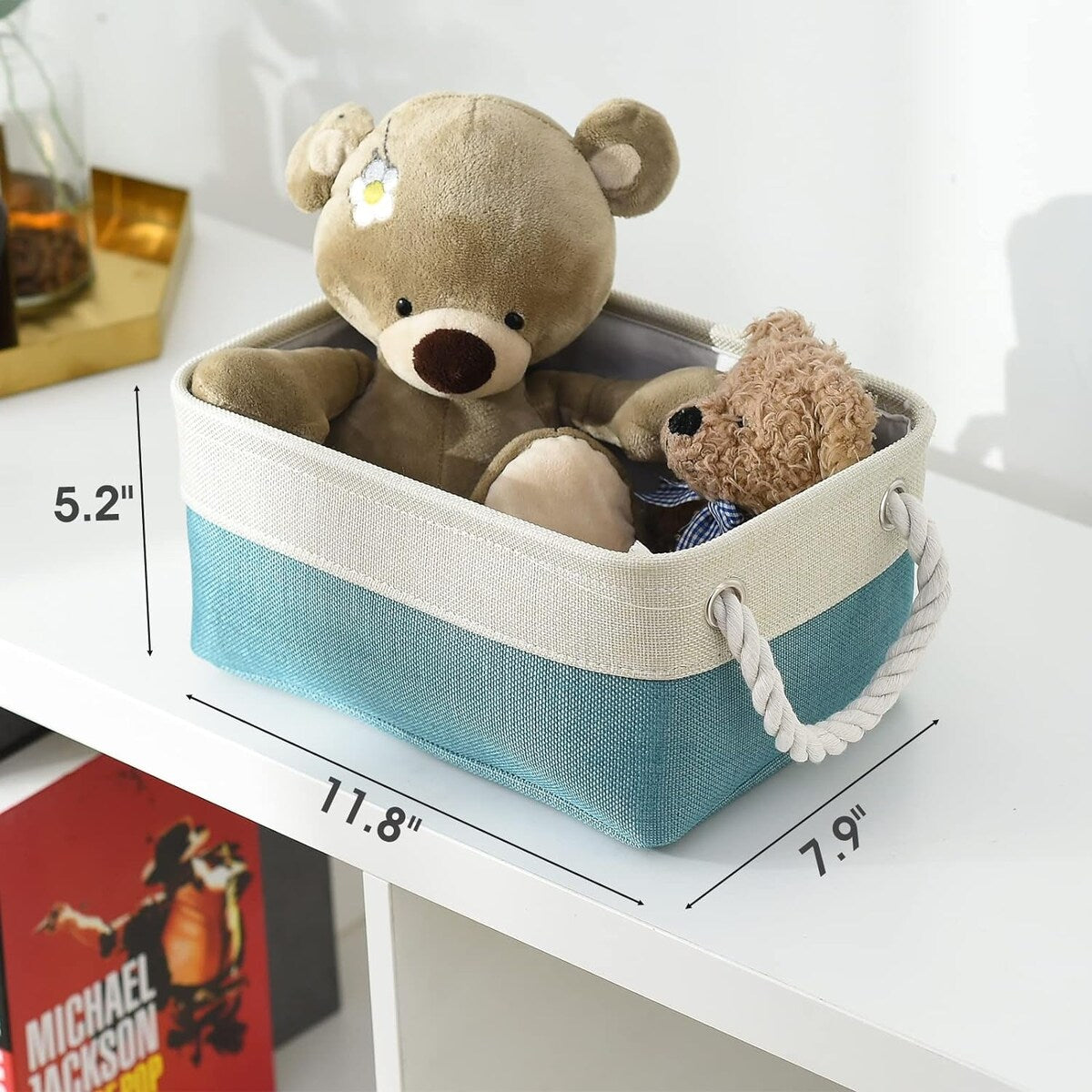 Small Storage Baskets for Organizing- 6 Pack