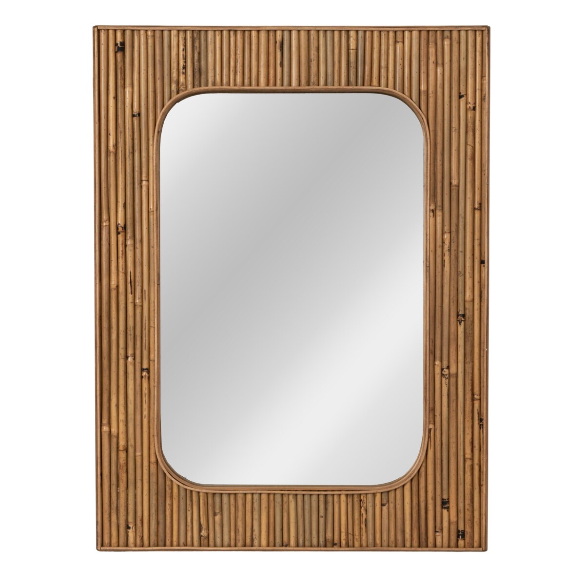 Rattan Framed Wall Mirror