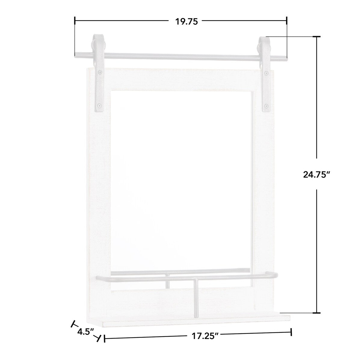 FirsTime & Co. Ingram Farmhouse Barn Door Mirror