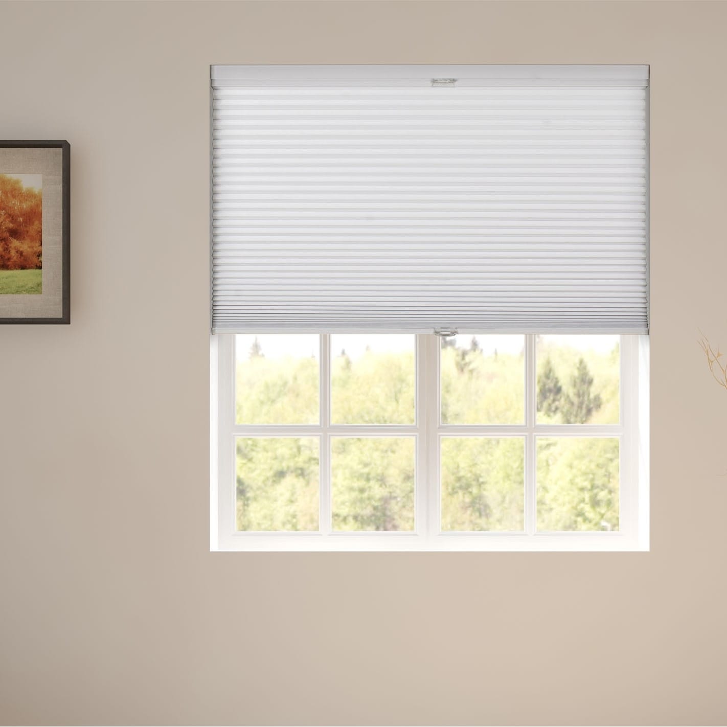 Arlo Blinds White Room Darkening Top Down Bottom Up Cellular Shades