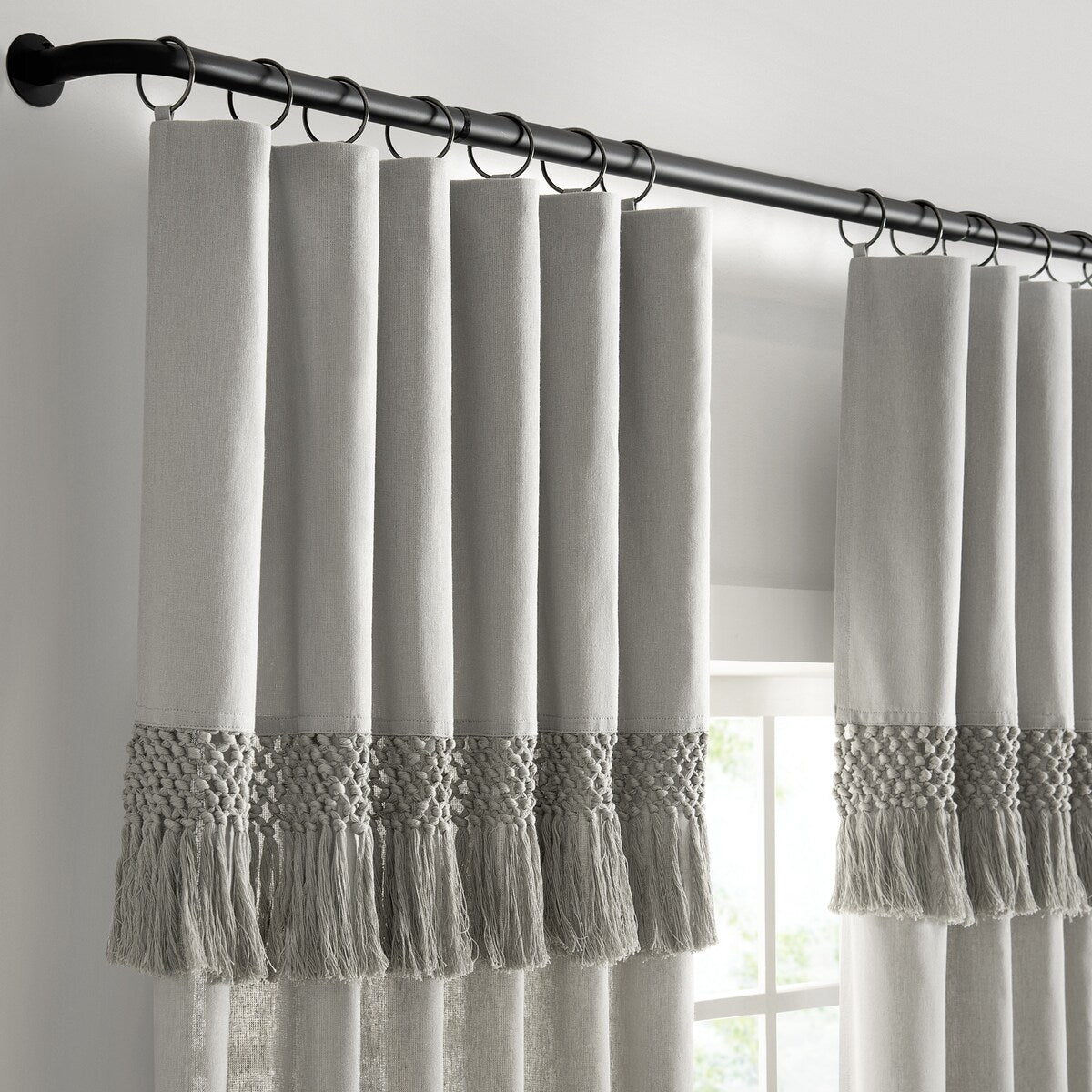 Mercantile Lucinda Light Filtering Ringed Window Curtain Panel