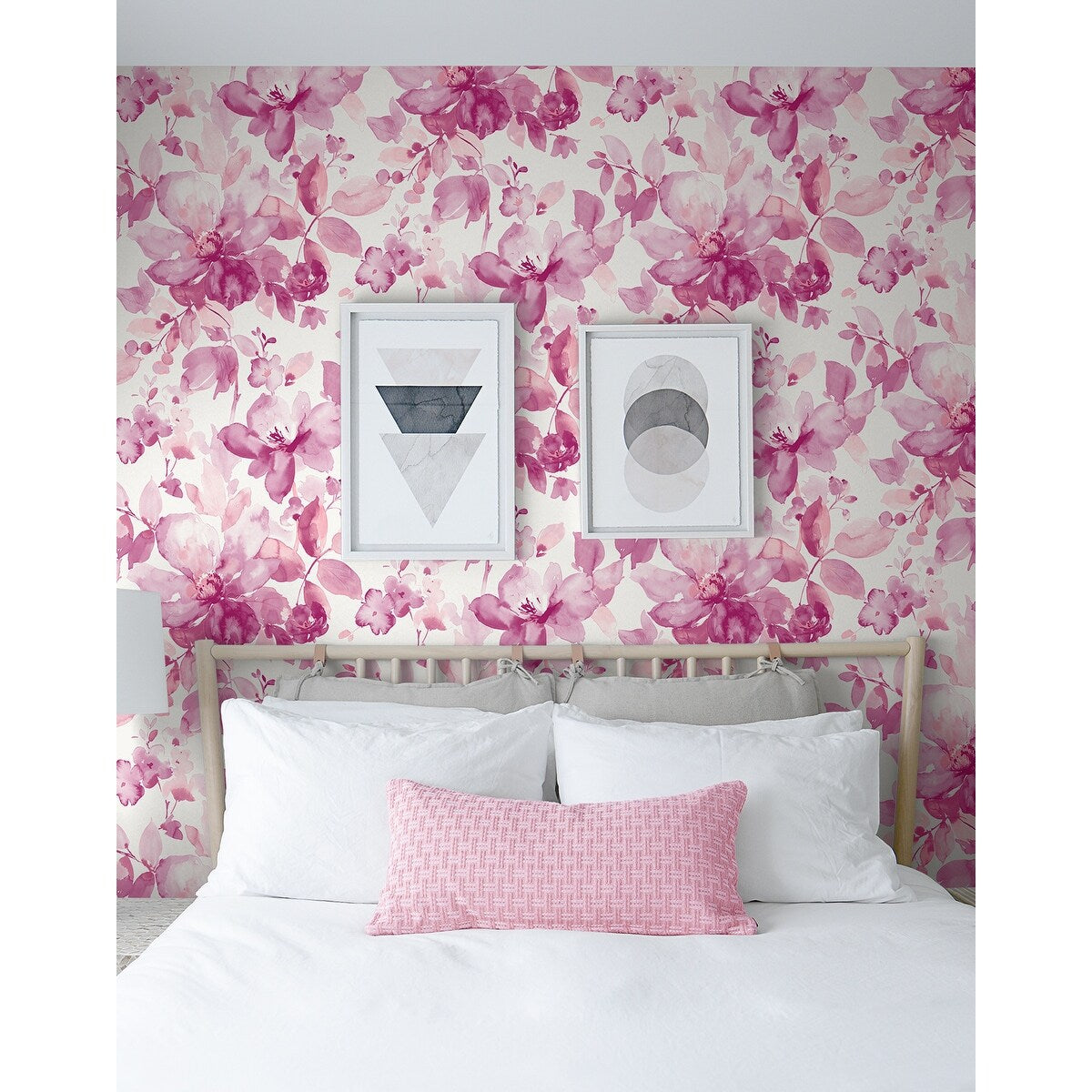 NextWall Watercolor Flower Peel and Stick Wallpaper