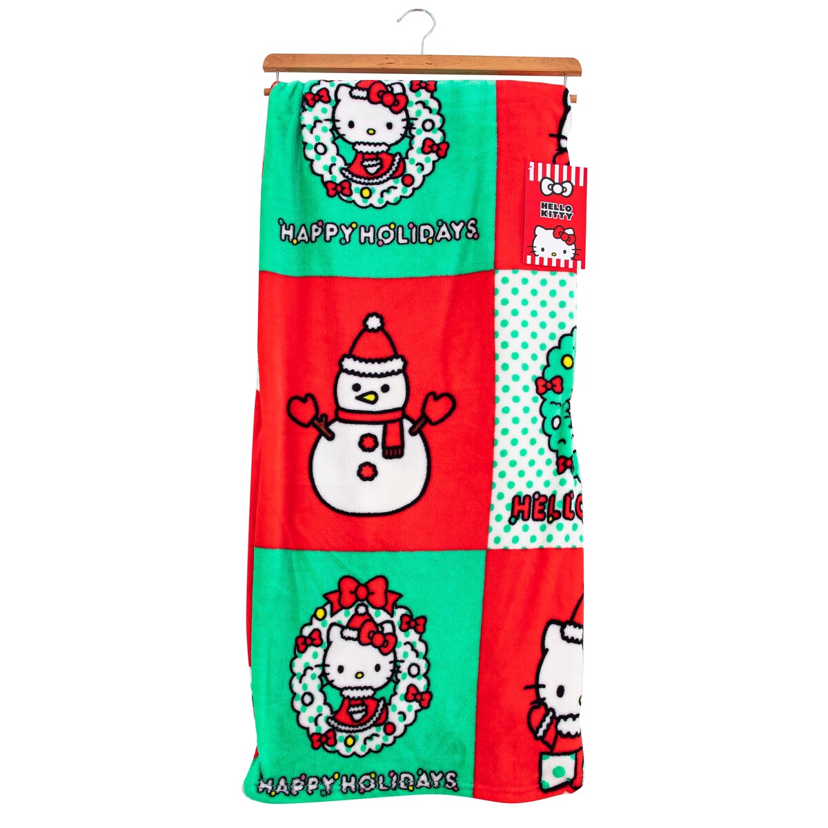 Sanrio Hello Kitty Holiday Hugs Silk Touch Throw Blanket