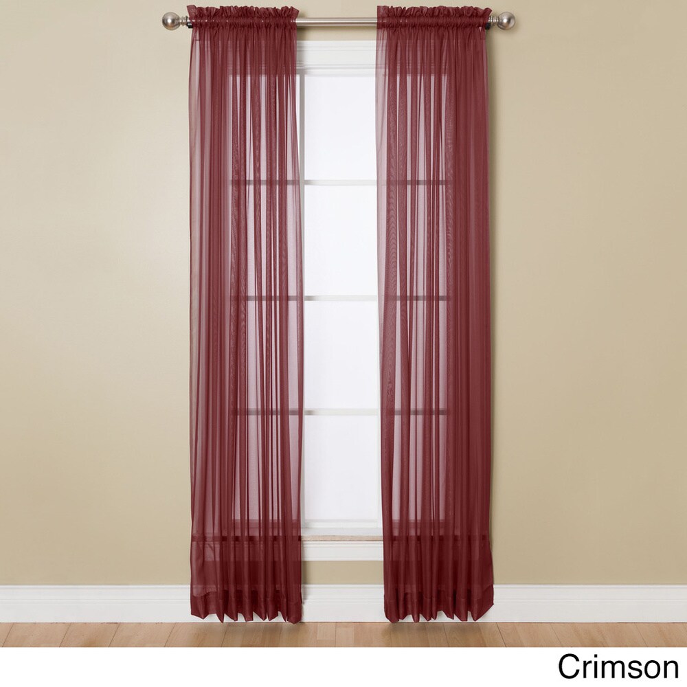 Miller Curtains Angelica 108-inch Rod Pocket Sheer Panel