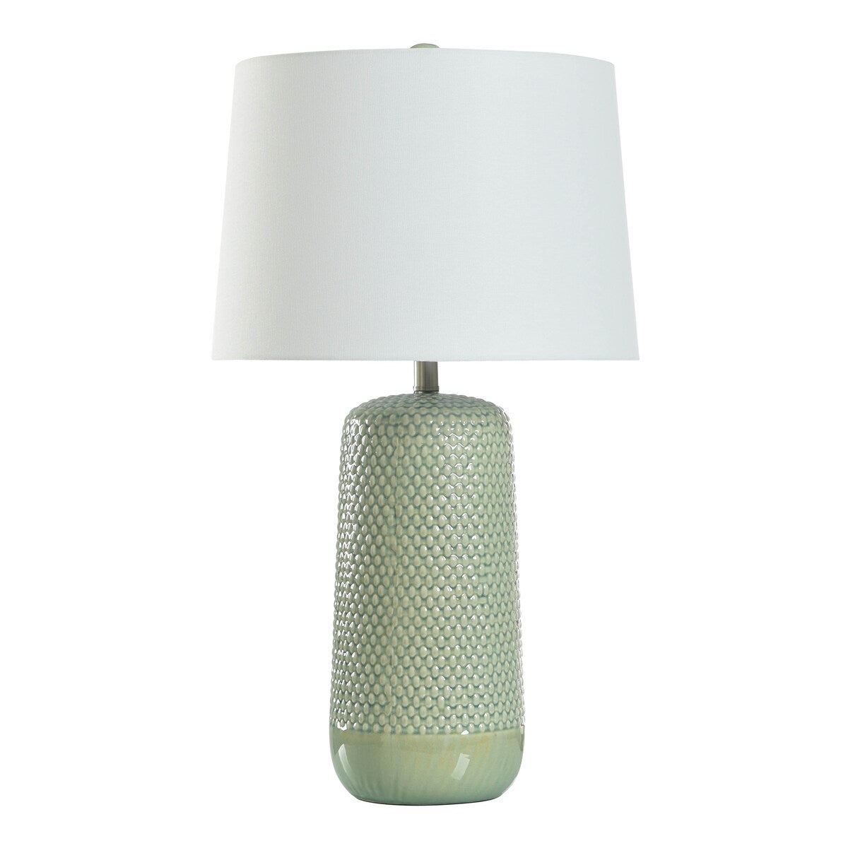 StyleCraft Galey - Woven Wicker Textured Design Table Lamp