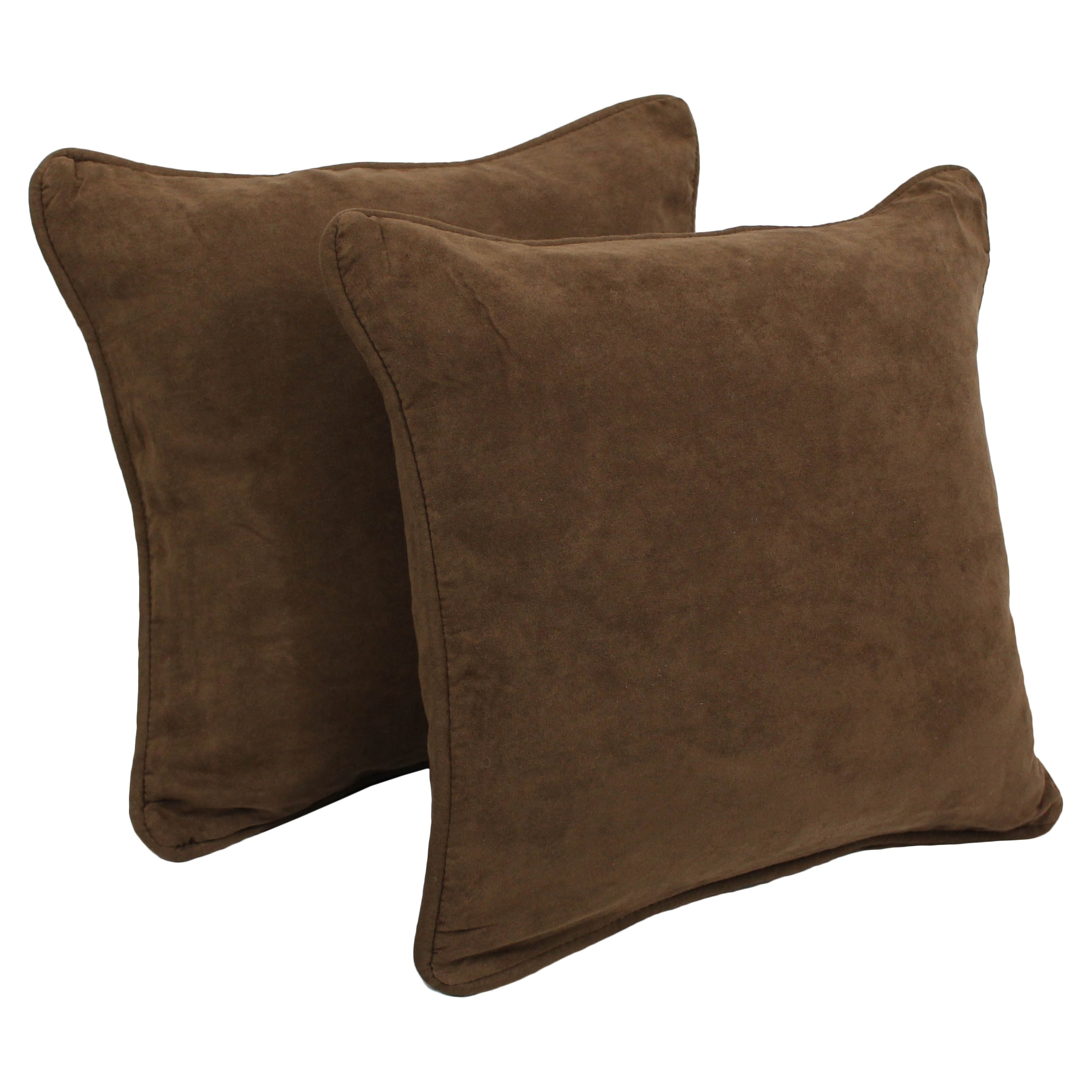 18-inch Microsuede Accent Throw Pillow (Set of 2)