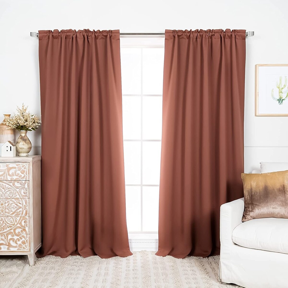 Aurora Home Insulated Thermal Blackout 84-inch Curtain Panel Pair - 52 x 84