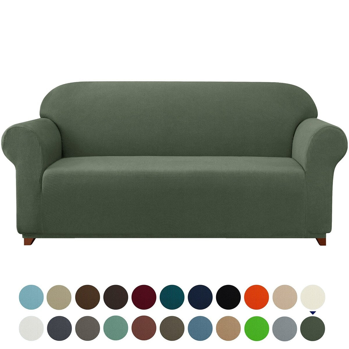 Subrtex 1 Piece Loveseat Slipcover Stretch Spandex Furniture Protector