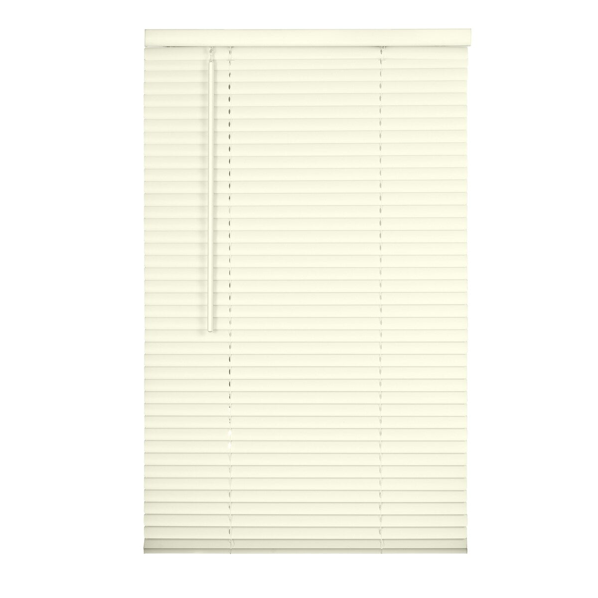 1 Cordless Vinyl Mini Blind - Alabaster