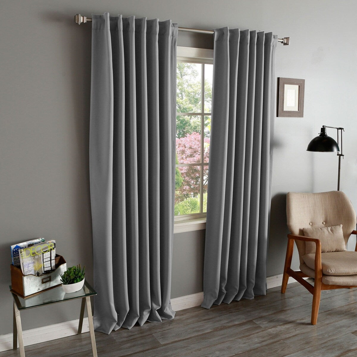 Aurora Home Insulated Thermal Blackout 84-inch Curtain Panel Pair - 52 x 84