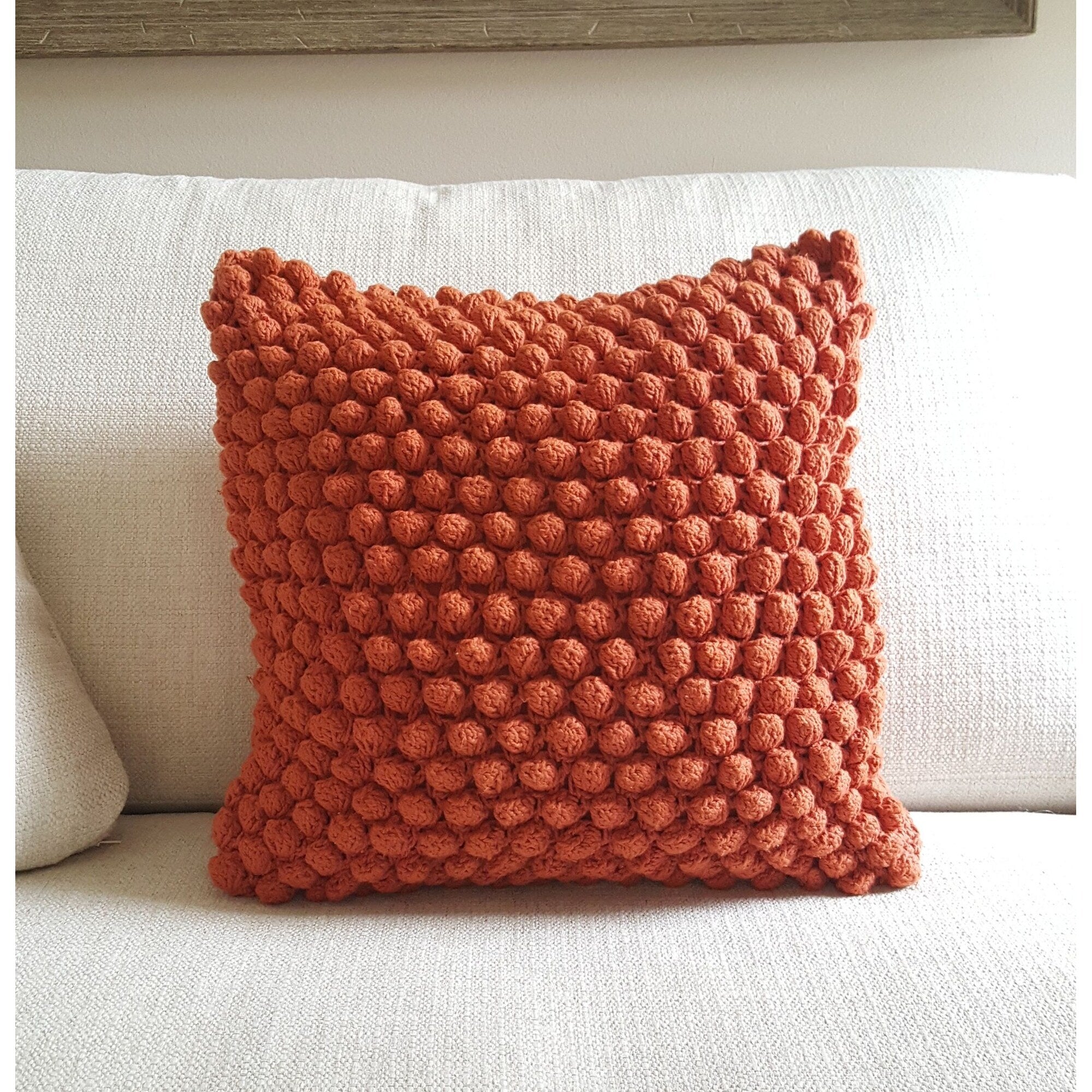 AANNY Design Orbit Ball 18-inch Cotton Decorative Throw Pillow