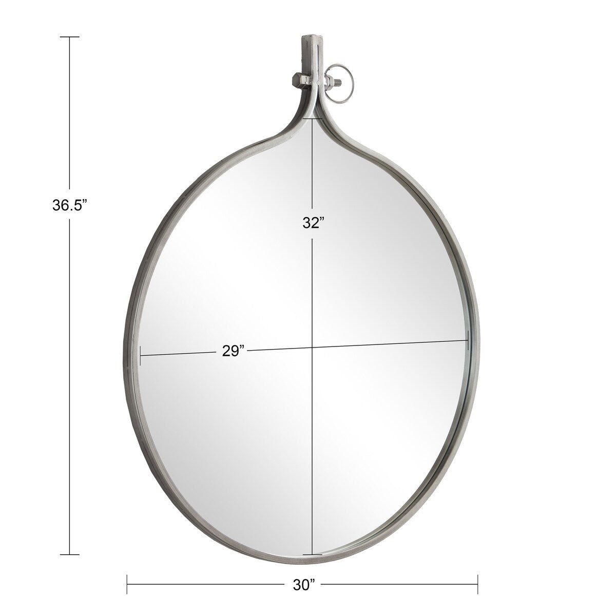 Kate and Laurel Yitro Round Wall Mirror