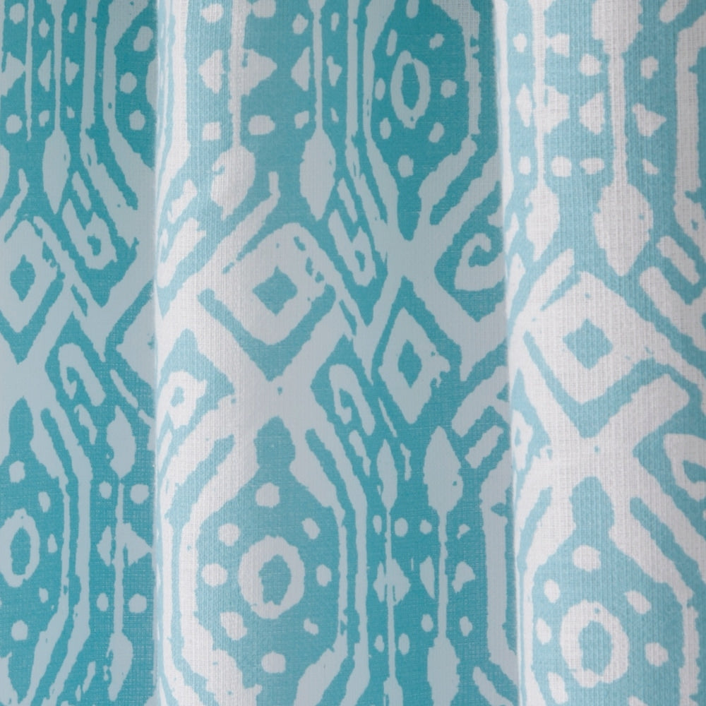 Porch & Den Moroccan Pattern Grommet Top Curtain Panel