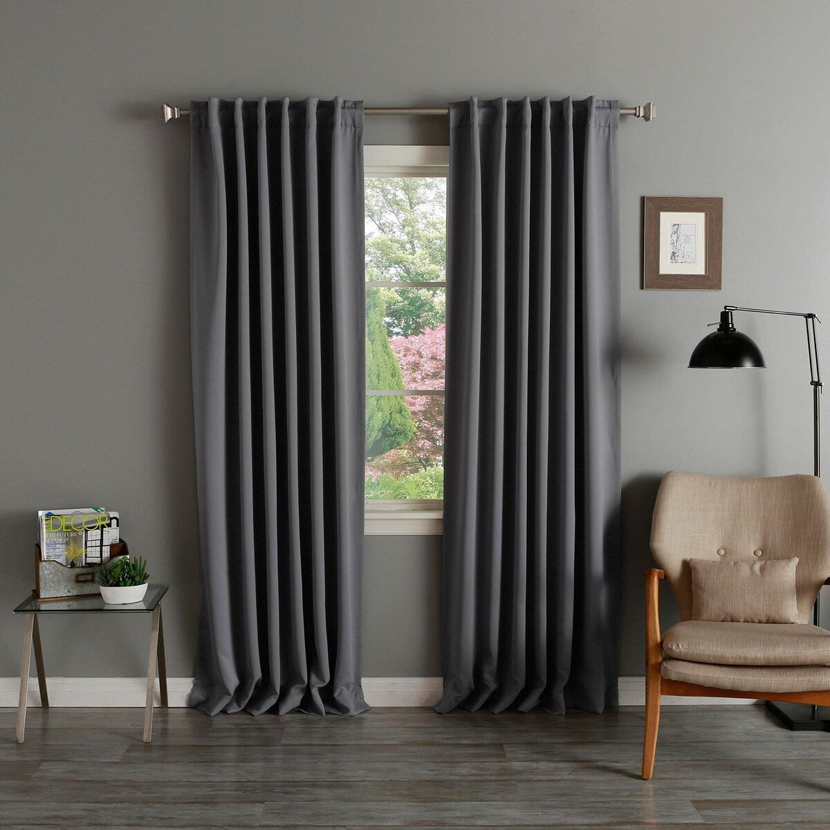 Aurora Home Insulated Thermal Blackout 84-inch Curtain Panel Pair - 52 x 84