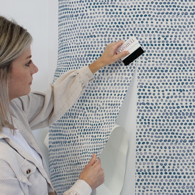 Tempaper Moire Dots Peel and Stick Wallpaper