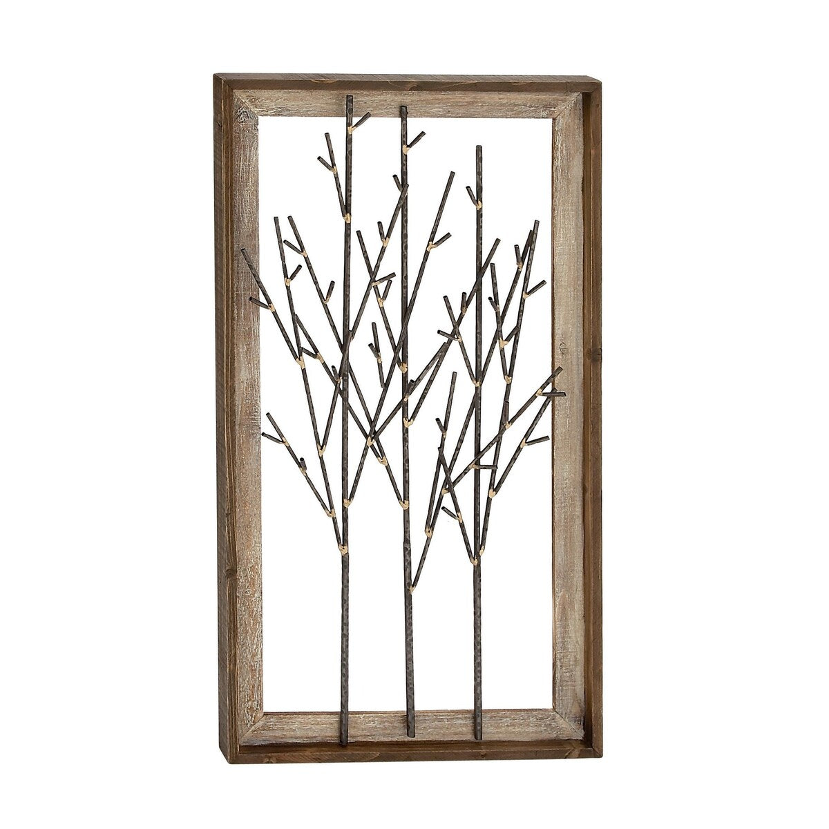 Metal Tree Home Wall Decor - Brown - Roche River Decor