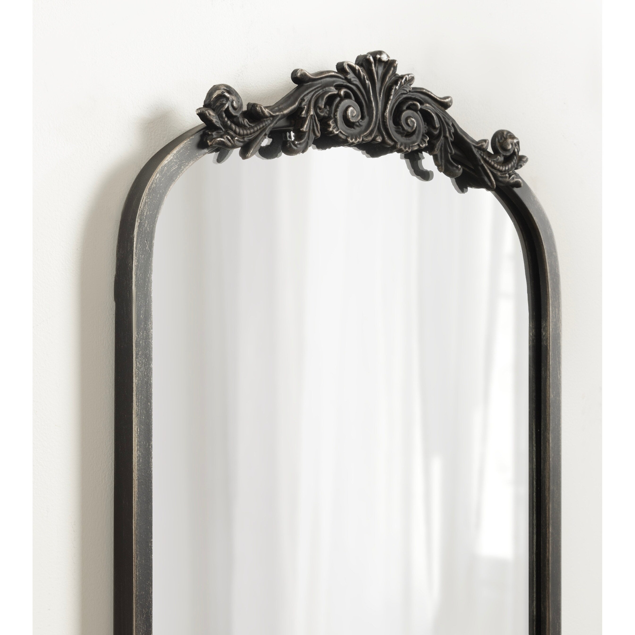 Kate and Laurel Arendahl Traditional Arch Mirror with Shelf