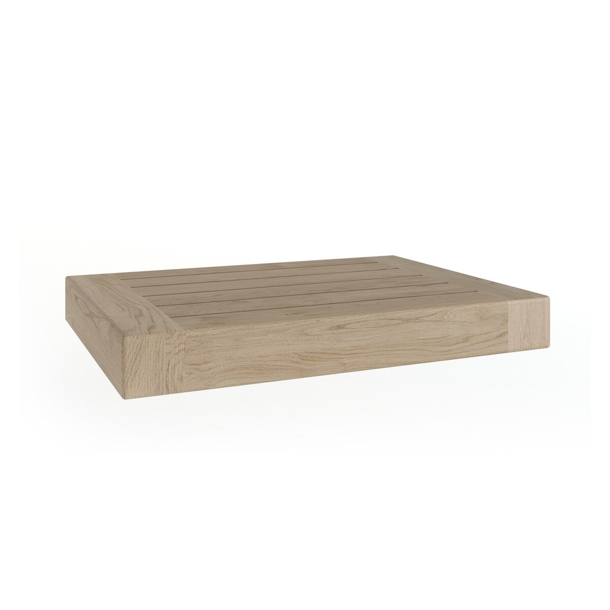 Moa Floating Teak Wall Shelf