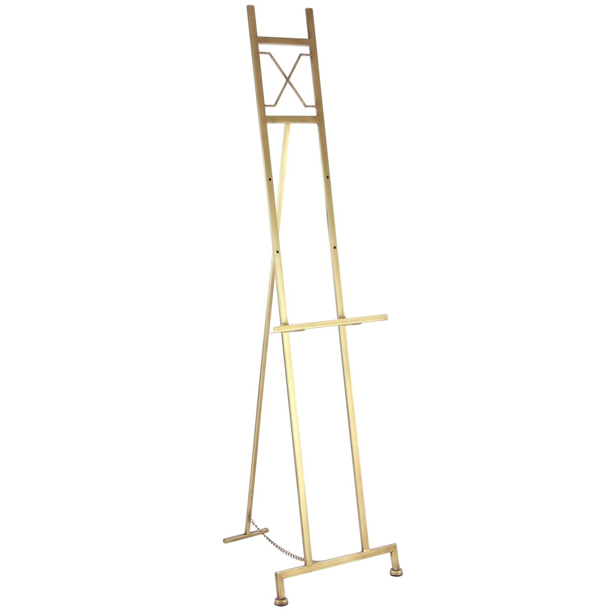 Metal Tall Adjustable 3 Tier Display Easel with Chain Support - Gold, White or Black - Roche River Decor