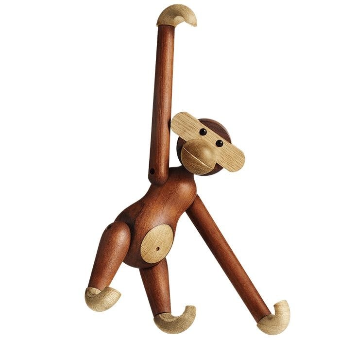 Kay Bojesen Monkey, Teak/Limba, Small - H: 7.3