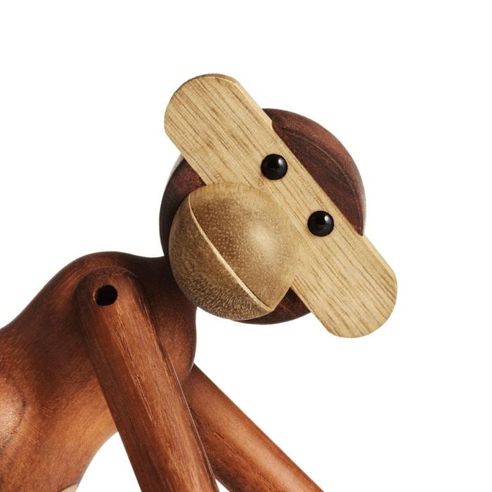 Kay Bojesen Monkey, Teak/Limba, Small - H: 7.3