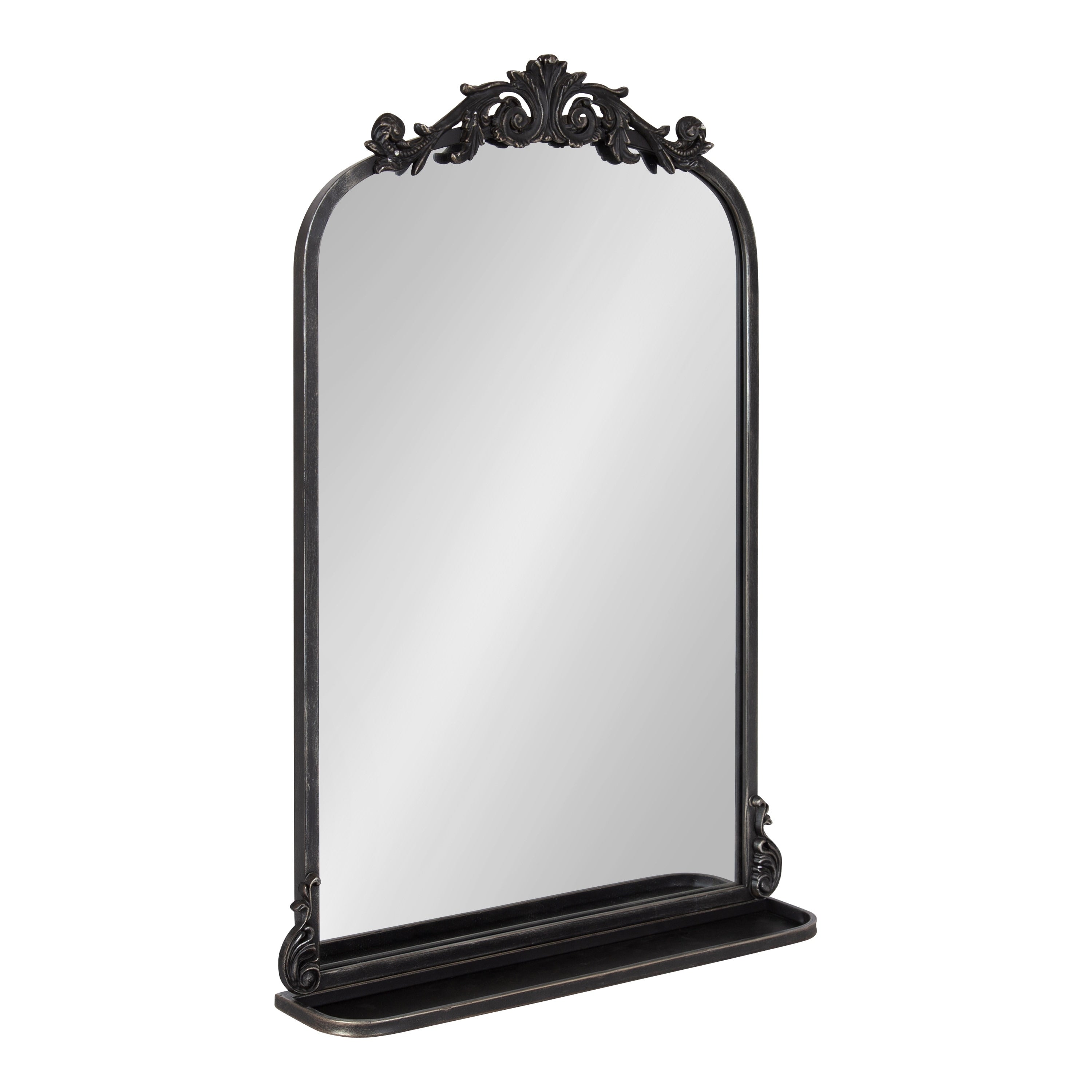 Kate and Laurel Arendahl Traditional Arch Mirror with Shelf