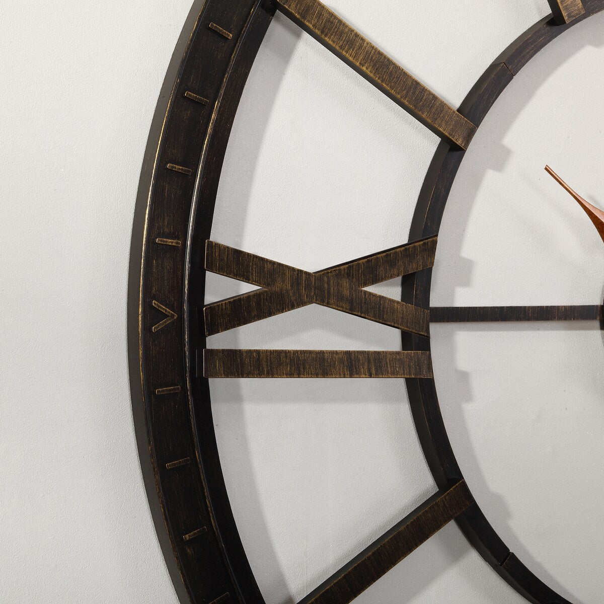 FirsTime & Co. Big Time Modern Roman Numeral Wall Clock