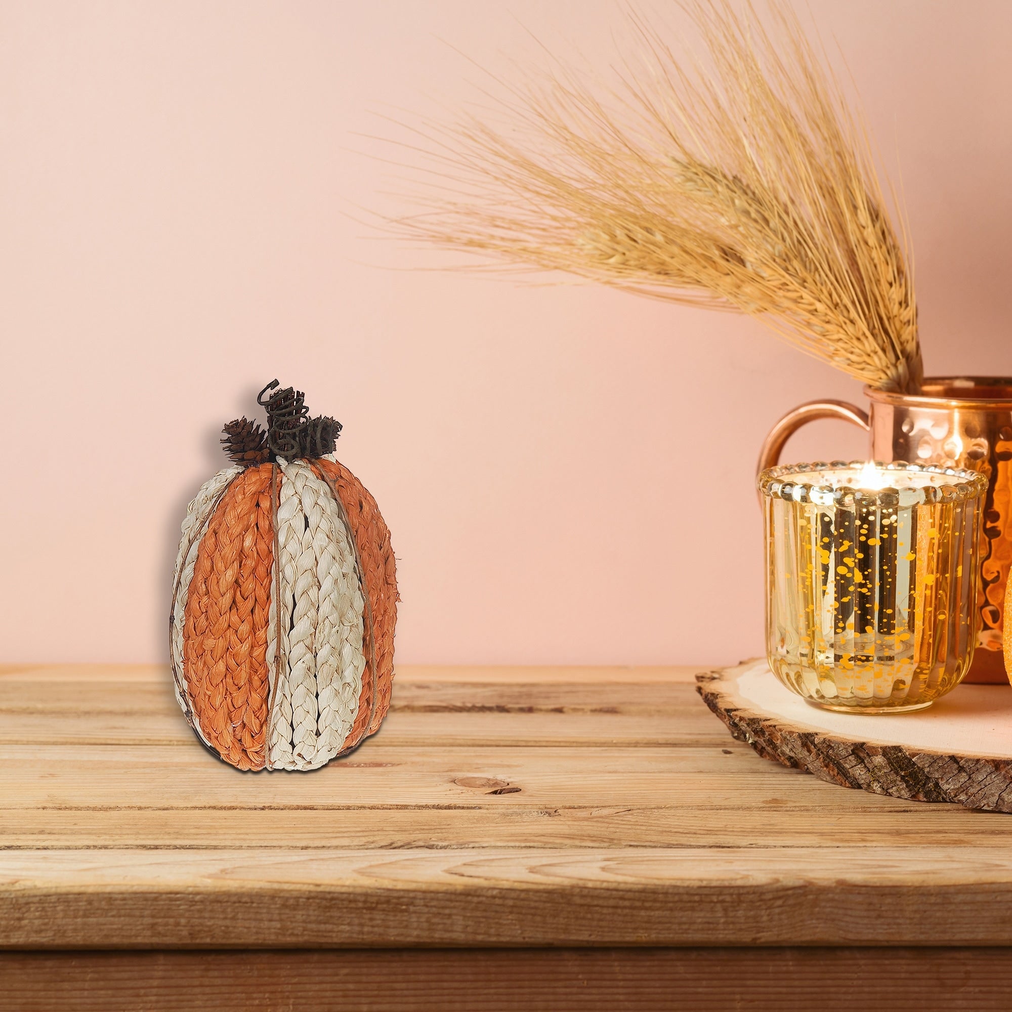 Braided Foam Long Pumpkin