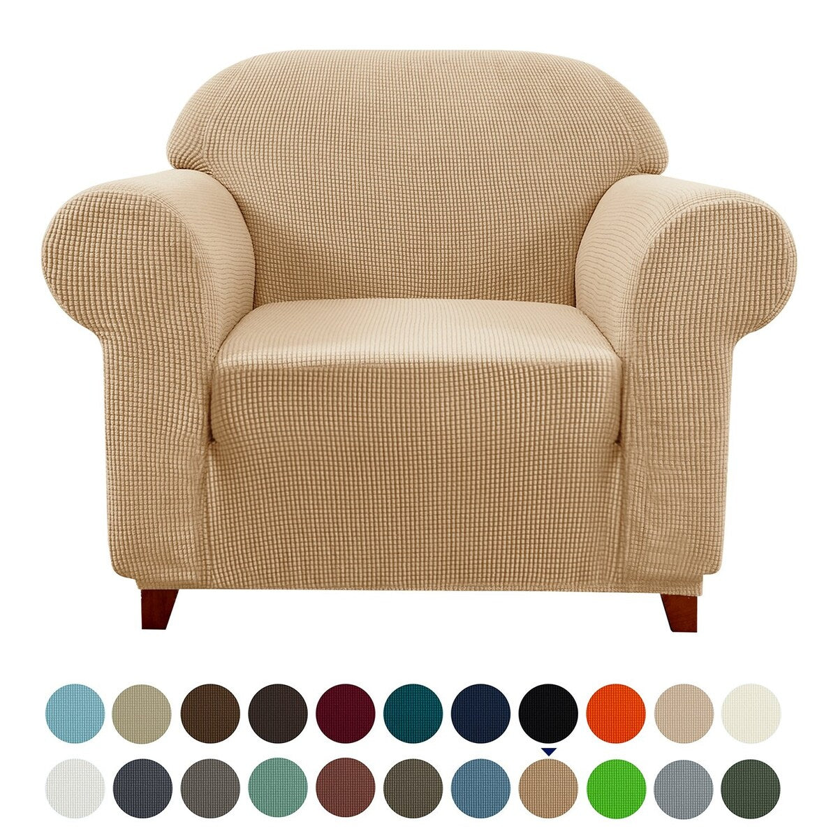 Subrtex 1 Piece Armchair Slipcover Stretch Spandex Furniture Protector